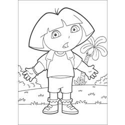 Coloring page: Dora the Explorer (Cartoons) #29802 - Free Printable Coloring Pages