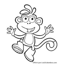 Coloring page: Dora the Explorer (Cartoons) #29810 - Free Printable Coloring Pages