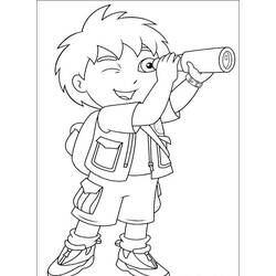 Coloring page: Dora the Explorer (Cartoons) #29813 - Free Printable Coloring Pages