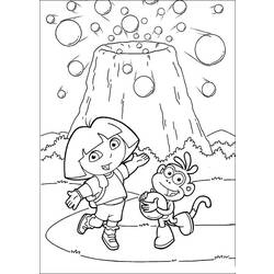 Coloring page: Dora the Explorer (Cartoons) #29814 - Free Printable Coloring Pages