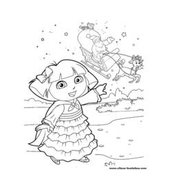Coloring page: Dora the Explorer (Cartoons) #29820 - Free Printable Coloring Pages