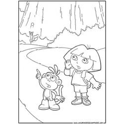 Coloring page: Dora the Explorer (Cartoons) #29822 - Free Printable Coloring Pages