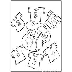 Coloring page: Dora the Explorer (Cartoons) #29852 - Free Printable Coloring Pages