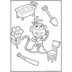 Coloring page: Dora the Explorer (Cartoons) #29869 - Free Printable Coloring Pages