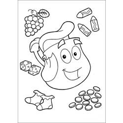 Coloring page: Dora the Explorer (Cartoons) #29871 - Free Printable Coloring Pages