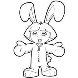 Coloring page: Dora the Explorer (Cartoons) #29900 - Free Printable Coloring Pages