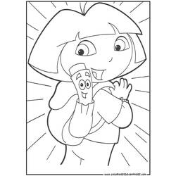 Coloring page: Dora the Explorer (Cartoons) #29930 - Free Printable Coloring Pages