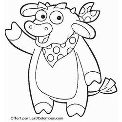 Coloring page: Dora the Explorer (Cartoons) #29966 - Free Printable Coloring Pages