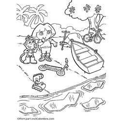 Coloring page: Dora the Explorer (Cartoons) #29982 - Free Printable Coloring Pages