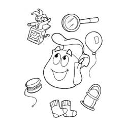 Coloring page: Dora the Explorer (Cartoons) #30012 - Free Printable Coloring Pages
