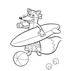 Coloring page: Dora the Explorer (Cartoons) #30066 - Free Printable Coloring Pages