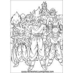 Coloring page: Dragon Ball Z (Cartoons) #38477 - Free Printable Coloring Pages