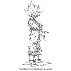 Coloring page: Dragon Ball Z (Cartoons) #38484 - Free Printable Coloring Pages
