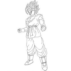 Coloring page: Dragon Ball Z (Cartoons) #38516 - Free Printable Coloring Pages