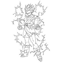 Coloring page: Dragon Ball Z (Cartoons) #38517 - Free Printable Coloring Pages