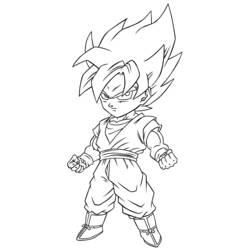Coloring page: Dragon Ball Z (Cartoons) #38519 - Printable coloring pages