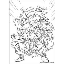 Coloring page: Dragon Ball Z (Cartoons) #38534 - Free Printable Coloring Pages