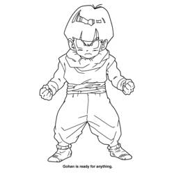 Coloring page: Dragon Ball Z (Cartoons) #38536 - Free Printable Coloring Pages