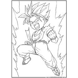 Coloring page: Dragon Ball Z (Cartoons) #38537 - Free Printable Coloring Pages