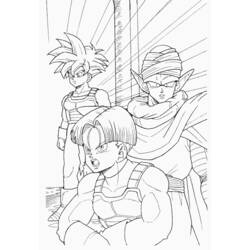 Coloring page: Dragon Ball Z (Cartoons) #38557 - Free Printable Coloring Pages