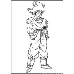 Coloring page: Dragon Ball Z (Cartoons) #38561 - Free Printable Coloring Pages