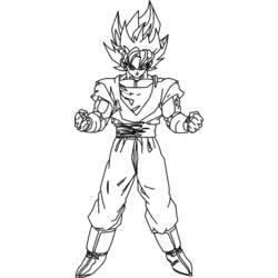 Coloring page: Dragon Ball Z (Cartoons) #38563 - Free Printable Coloring Pages