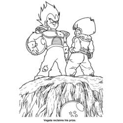 Coloring page: Dragon Ball Z (Cartoons) #38573 - Free Printable Coloring Pages