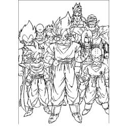 Coloring page: Dragon Ball Z (Cartoons) #38617 - Free Printable Coloring Pages