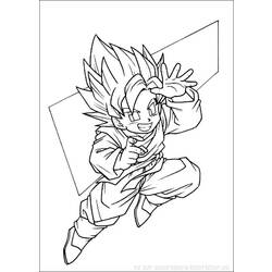 Coloring page: Dragon Ball Z (Cartoons) #38629 - Free Printable Coloring Pages