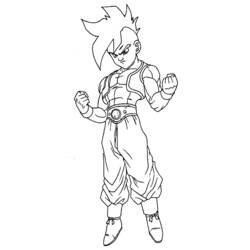 Coloring page: Dragon Ball Z (Cartoons) #38665 - Printable coloring pages