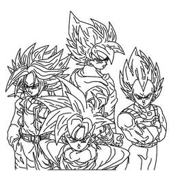 Coloring page: Dragon Ball Z (Cartoons) #38713 - Printable coloring pages