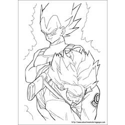 Coloring page: Dragon Ball Z (Cartoons) #38716 - Free Printable Coloring Pages