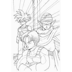 Coloring page: Dragon Ball Z (Cartoons) #38740 - Free Printable Coloring Pages