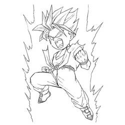 Coloring page: Dragon Ball Z (Cartoons) #38761 - Free Printable Coloring Pages