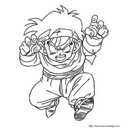 Coloring page: Dragon Ball Z (Cartoons) #38764 - Free Printable Coloring Pages