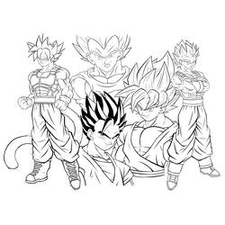 Coloring page: Dragon Ball Z (Cartoons) #38781 - Printable coloring pages