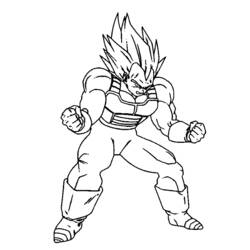 Coloring page: Dragon Ball Z (Cartoons) #38814 - Free Printable Coloring Pages