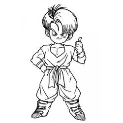 Coloring page: Dragon Ball Z (Cartoons) #38821 - Free Printable Coloring Pages