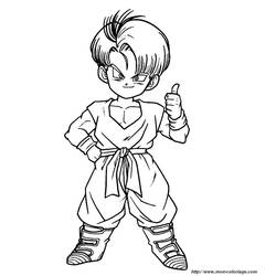 Coloring page: Dragon Ball Z (Cartoons) #38833 - Free Printable Coloring Pages