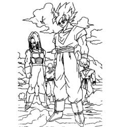 Coloring page: Dragon Ball Z (Cartoons) #38867 - Free Printable Coloring Pages