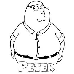 Coloring page: Family Guy (Cartoons) #48707 - Printable coloring pages