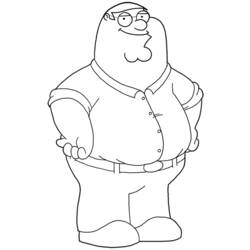 Coloring page: Family Guy (Cartoons) #48737 - Printable coloring pages
