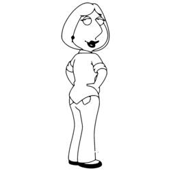 Coloring page: Family Guy (Cartoons) #48740 - Free Printable Coloring Pages