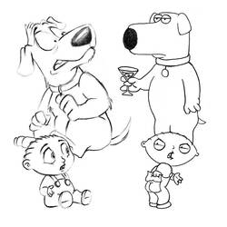 Coloring page: Family Guy (Cartoons) #48755 - Printable coloring pages
