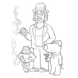 Coloring page: Family Guy (Cartoons) #48781 - Printable coloring pages