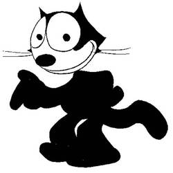 Coloring page: Felix the Cat (Cartoons) #47870 - Printable coloring pages