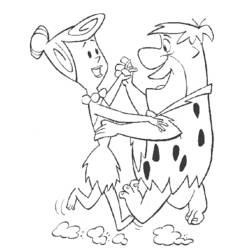 Coloring page: Flintstones (Cartoons) #29530 - Printable coloring pages