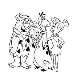 Coloring page: Flintstones (Cartoons) #29538 - Printable coloring pages