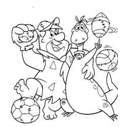 Coloring page: Flintstones (Cartoons) #29542 - Free Printable Coloring Pages