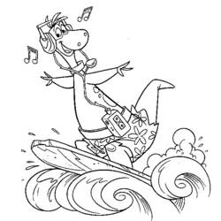 Coloring page: Flintstones (Cartoons) #29545 - Free Printable Coloring Pages